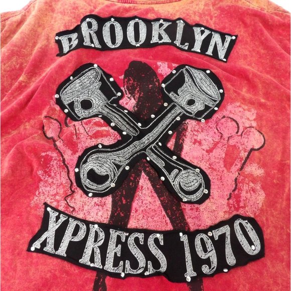 Men's Brooklyn Express 5X Sweat Shirt Short Sleeve NWT - Picture 4 of 6